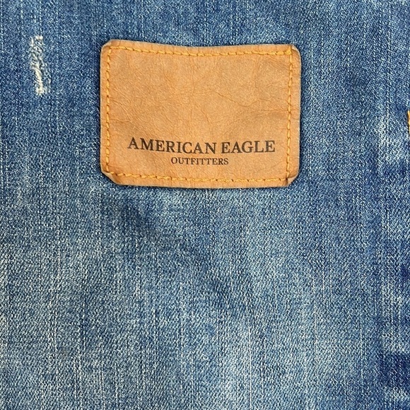 American Eagle Outfitters Denim Tote Bag NWOT - Picture 5 of 9